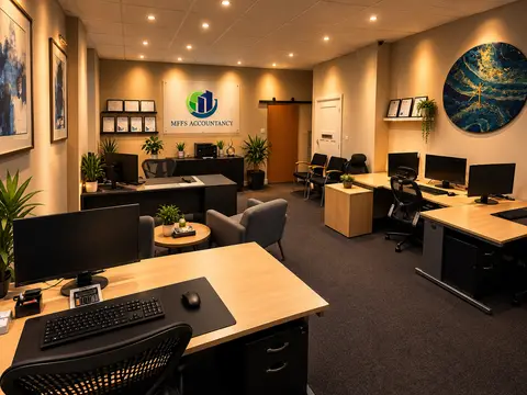Inside the MFFS Accountancy office in Beckenham